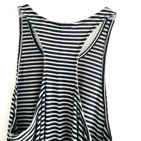 Athleta | Crossroad Racerback Tank Womens Size XS Gray Stripe Crewneck Pullover - Picture 4 of 5